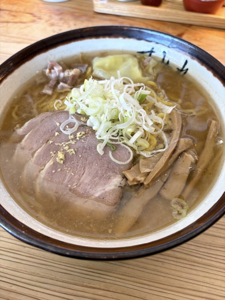 プレミアムカロリミット体験の5日目に食べた味噌ラーメンの名店の画像。